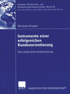 cover image of Instrumente einer erfolgreichen Kundenorientierung